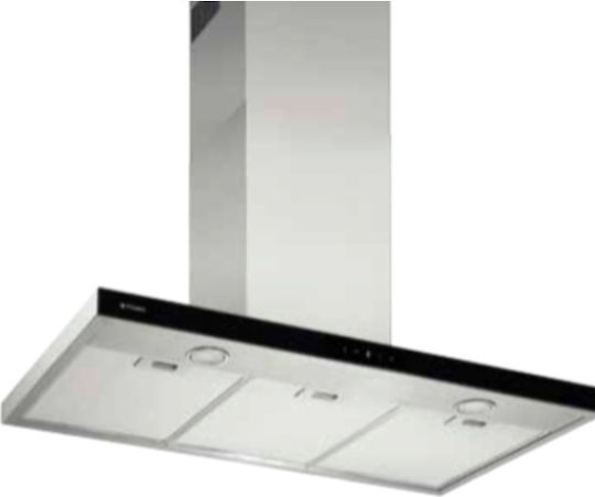 Pyramis Grandezzo Șemineu Hotă 60cm Inox-Black