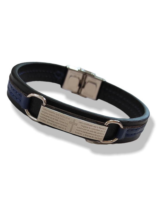 Maserati Bracelet Id made of Leather