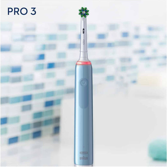 Oral-B Pro 3 3000 Електрическа Четка за Зъби с Таймер Син