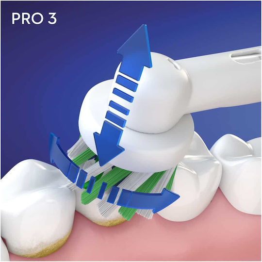 Oral-B Pro 3 3000 Електрическа Четка за Зъби с Таймер Син