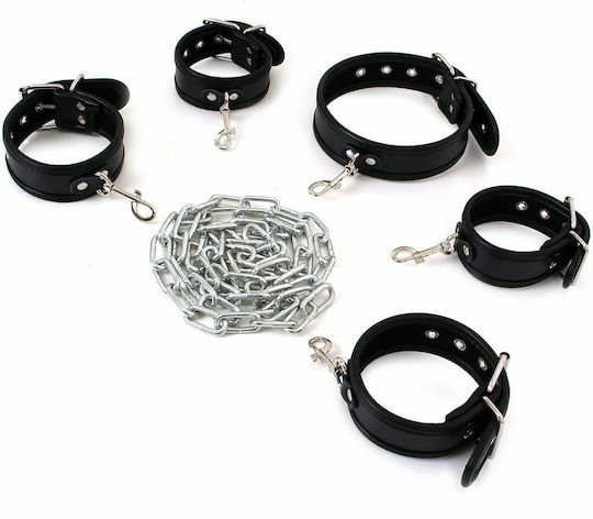 Kiotos Budget Σετ για Δέσιμο Λαιμού & Άκρων Body Restraints Set Black