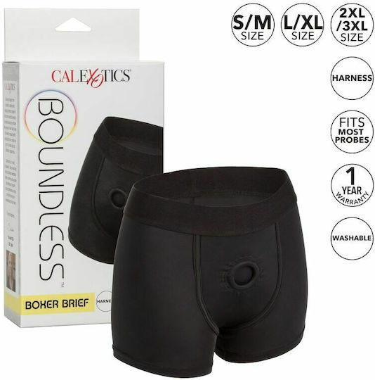 Calexotics Boundless Boxer Brief L / XL Underwear in Black Color