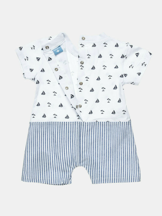 Alouette Baby Bodysuit Set Short-Sleeved White