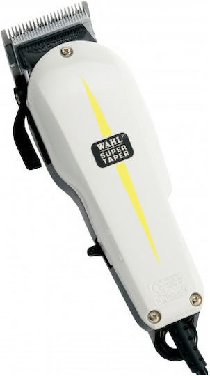 Wahl Professional Super Taper Επαγγελματική Κουρευτική Μηχανή Ρεύματος Λευκή 8466-216