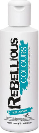 Paintglow Rebellious Semi Permanent Hair Dye Temporäre Haarfärbung kein Ammoniak Blue Lagoon 70ml