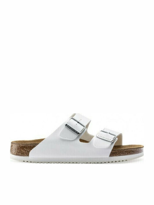 Arizona Birko-Flor Women's Anatomic Sandals White Regular Fit