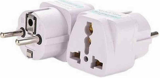 Powertech Αντάπτορας Πρίζας από Universal σε Ελλάδας
