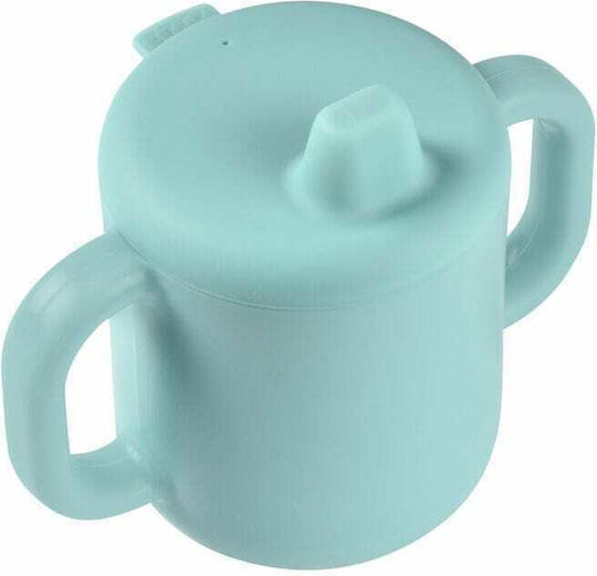 Beaba Baby Cup made of Silicone Light Blue 170ml for 8m+m+