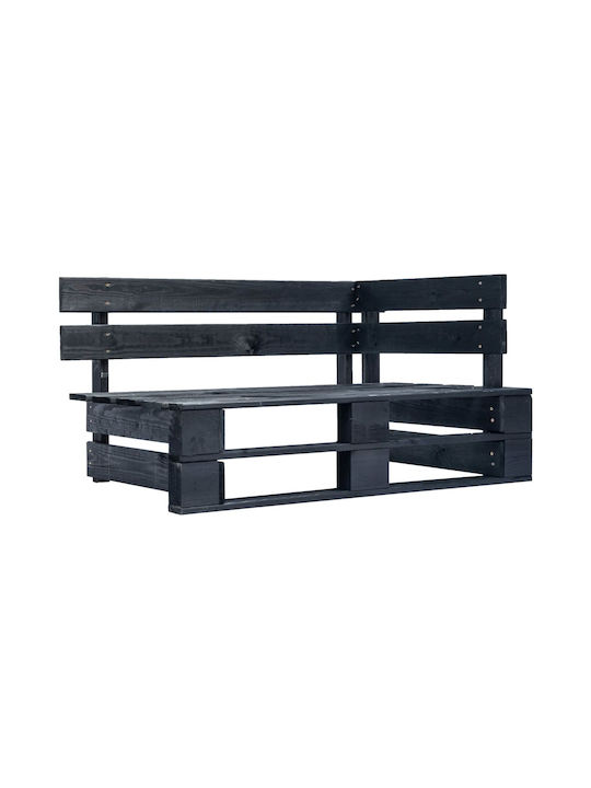 Corner Sofa Outdoor from Pallets with Pillows 110x65x55cm