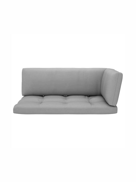 Corner Sofa Outdoor from Pallets with Pillows 110x65x55cm