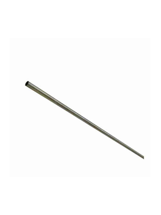 Central Home Metallic Curtain Pole Rod Single Diameter 19mm Length 160cm Chrome