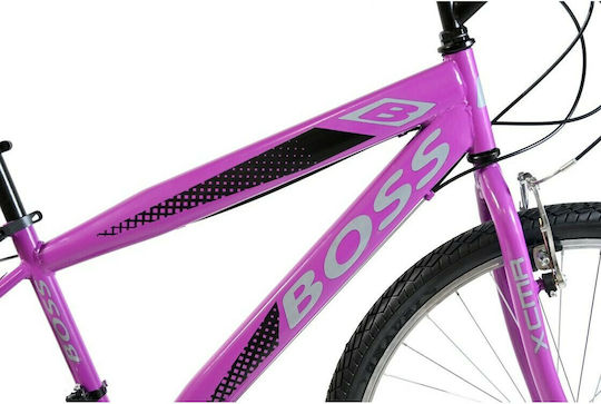 Boss Boss S 26" Шимано Розов Колело Планински Велосипед с 21 Скорости