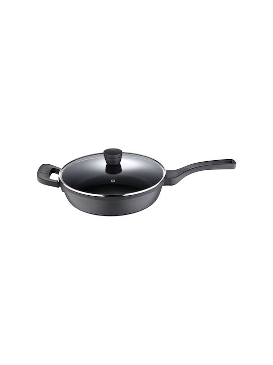 Bergner Retro Saute With Lid made of Cast Aluminum with Non-Stick Coating 28cm