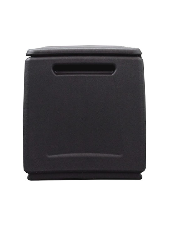 vidaXL Polypropylene Outdoor Storage Box 130lt Gray 54x53x57cm