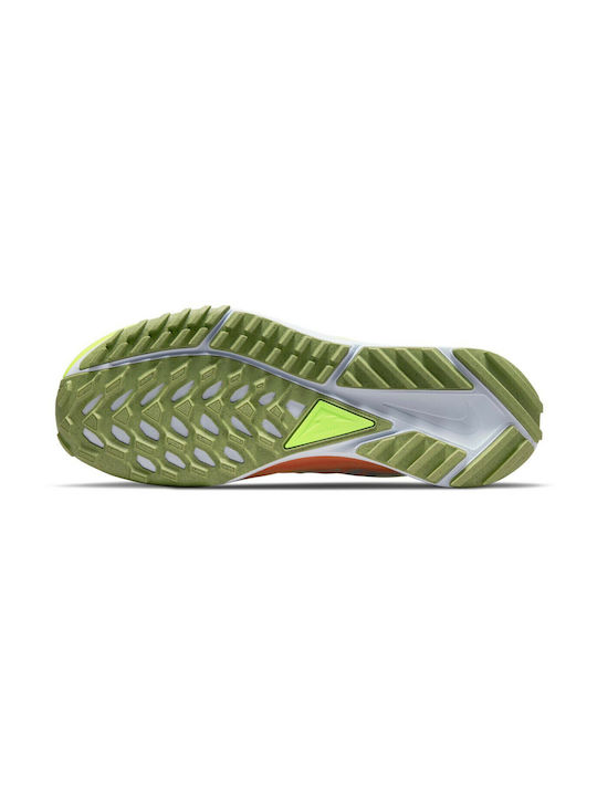 React Pegasus Trail 4 Sport Shoes Trail Running Light Iron Ore / Cobblestone / Football Grey / Volt