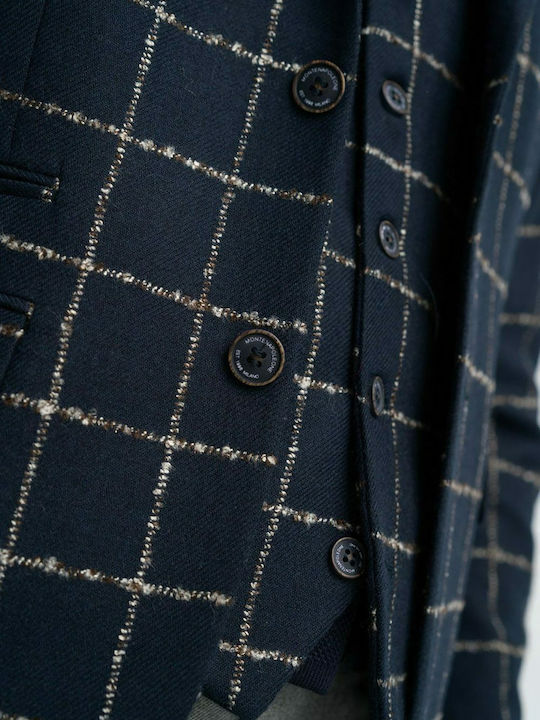 Men's Suit Jacket Slim Fit Navy Blue