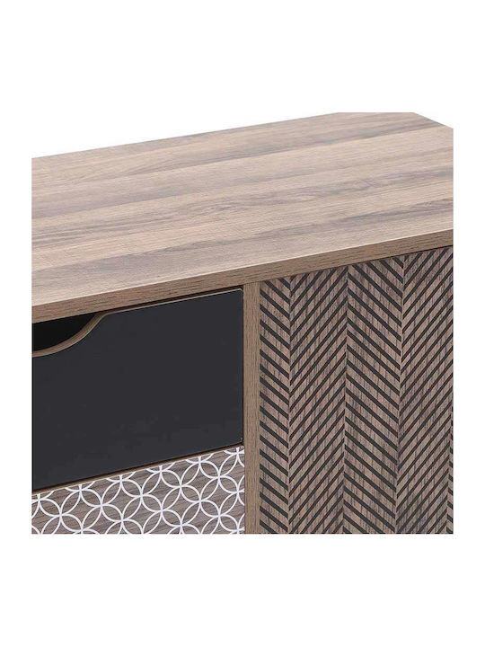 Wooden Chest of Drawers with 4 Drawers 79x39x86cm