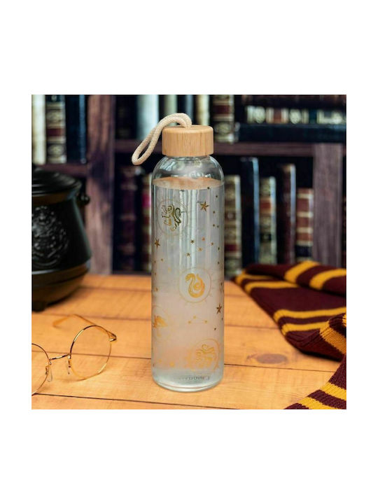 Paladone Harry Potter Bottle Water Glass with Screw Cap Transparent 600ml
