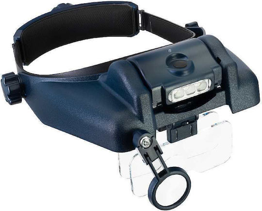 Discovery DHD 40 Ochelari / Mască de Muncă cu Mărire cu Transparenți Lentile și cu Lumină Led 1buc