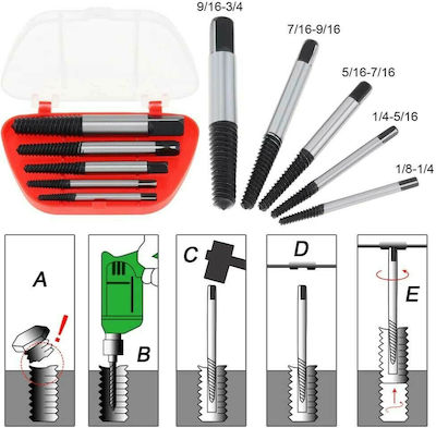 KWB Set 5 Puller Tools for Screws