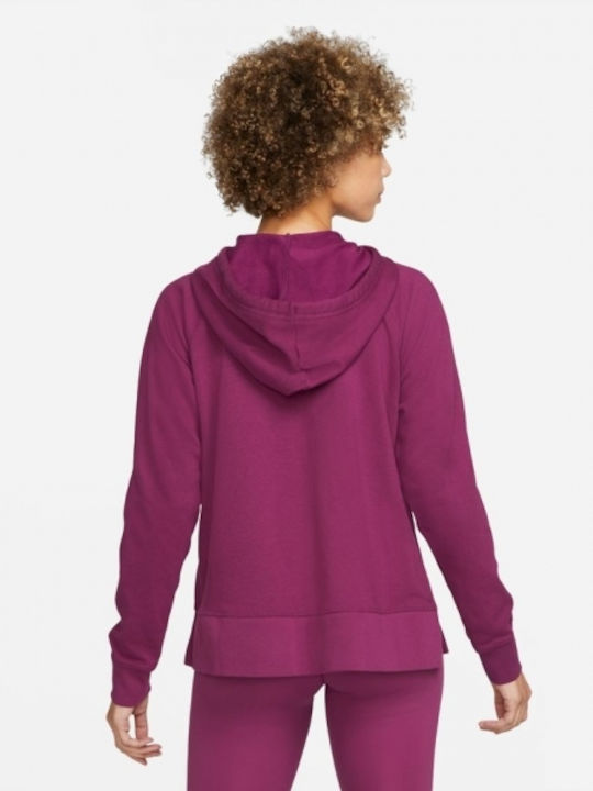 Nike Women's Hooded Cardigan Dri-Fit Purple