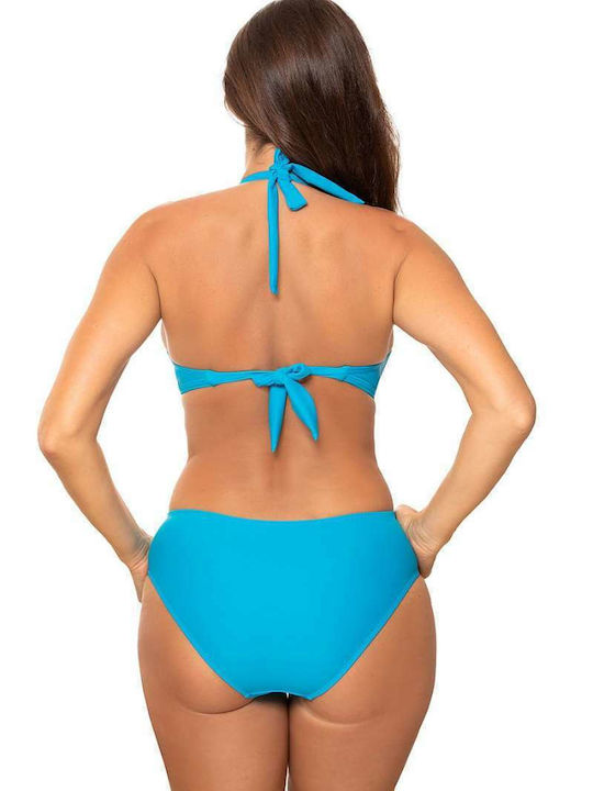 Marko One-Piece Swimsuit with Cutouts & Padding Blue