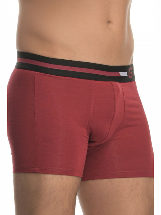 3 Stk. Boxershorts Comfy Style Schwarz-Blau-Bordeaux 121101-3