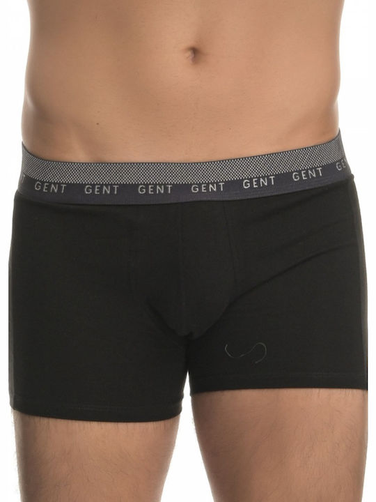 2 bucăți Boxer Cotton Boxer Series Black-Carbon Black 121104-2