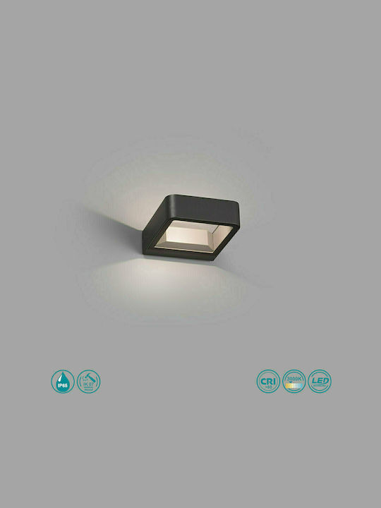 Faro Barcelona Axel Wall-Mounted Outdoor Ceiling Light LED IP65 6W 14x12εκ.
