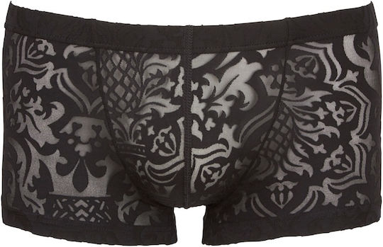 Svenjoyment Underwear Spitzen Halbtransparentes Boxershorts Herren Sexy Boxer Black 21307261701