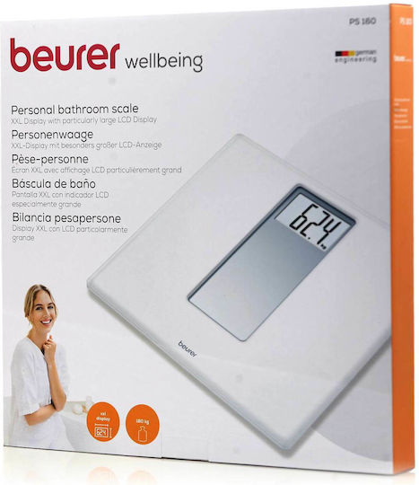 Beurer Ψηφιακή Ζυγαριά 180kg Λευκή