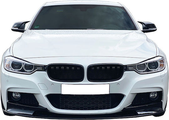 Carner Spoiler Car Front Glossy Black M-Performance Compatible with BMW Series 3 F30/F31 2011-2019 M-Packet