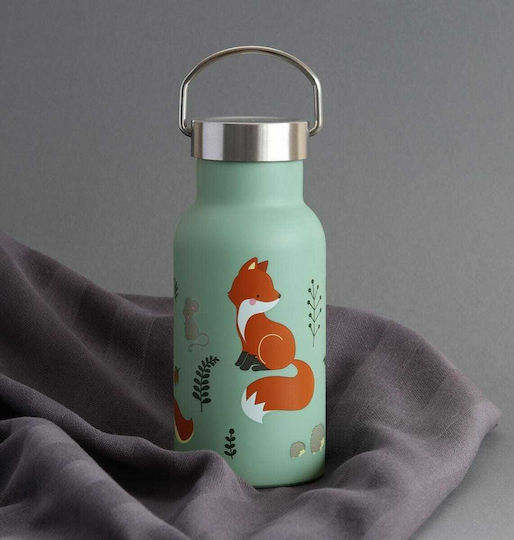 A Little Lovely Company Ανταλλακτικό Καπάκι για Θερμός 350ml από Ατσάλι Ασημί
