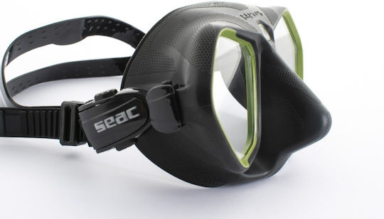 Seac Seac Tauchmaske Silikon Raptor Grüne