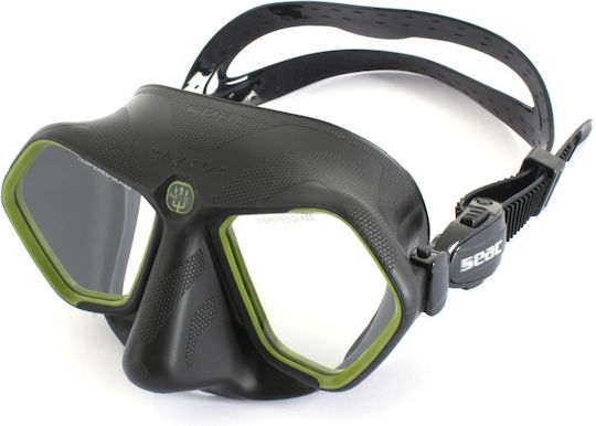 Seac Seac Tauchmaske Silikon Raptor Grüne