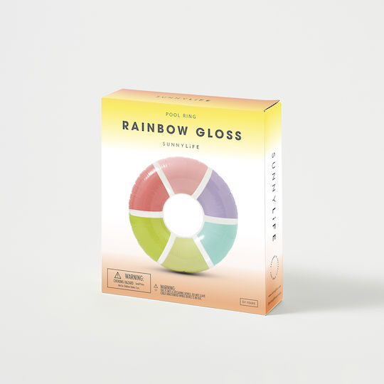 Sunnylife Rainbow Gloss Παιδική Φουσκωτή Σαμπρέλα Θαλάσσης