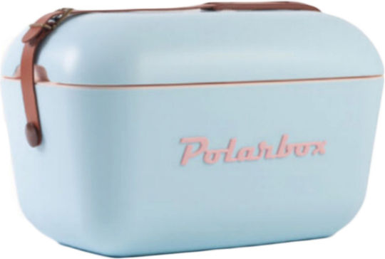Polarbox Classic & Pop Style Portable Fridge 20lt Light Blue - Pink