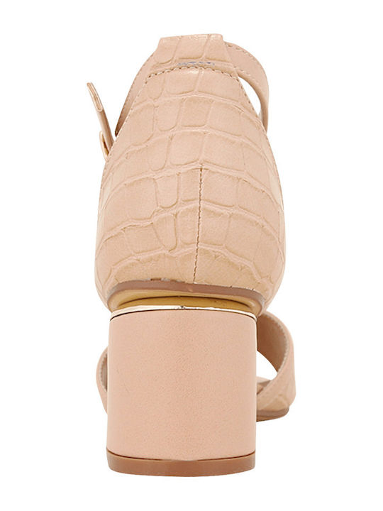 Leather Sandals Beige