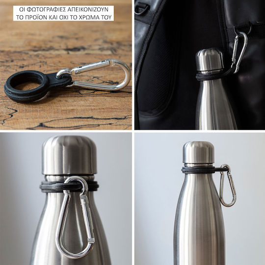 Chilly's Karabiner Haken Für Thermos 500ml / 260ml Aus Aluminium Koralle