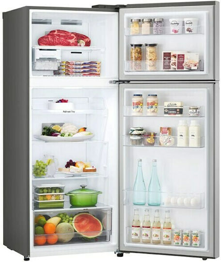 LG Ψυγείο Δίπορτο 395lt Total NoFrost Υ176xΠ70xΒ68εκ. Inox GTBV36PZGKD