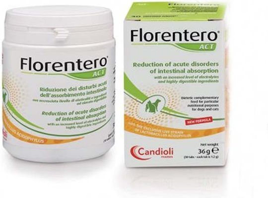 Candioli Florentero Probiotics for Dogs in Tablets 30 tabs for Gastrointestinal Disorders