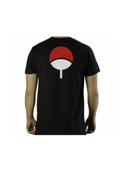 Abysse Naruto Shippuden Uchiha Man T-shirt σε Μαύρο χρώμα