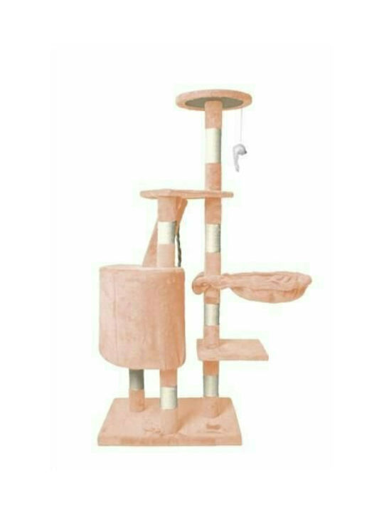 Cat Scratching Post Cat Tree In Beige Colour 49x49x118 cm