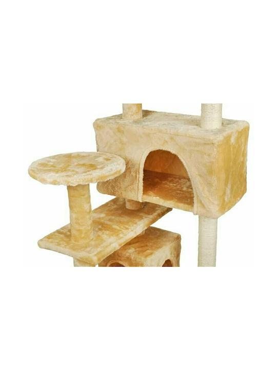 Malatec Scratching Post Cat Trees Beige 5 levels 49x49x133cm