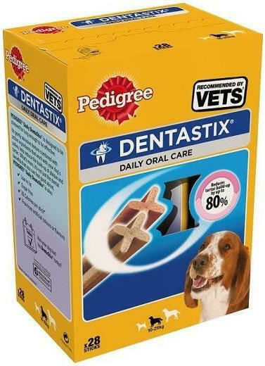 Pedigree Dentastix Chicken Dog Dental Stick for Medium Breeds 720gr 28pcs