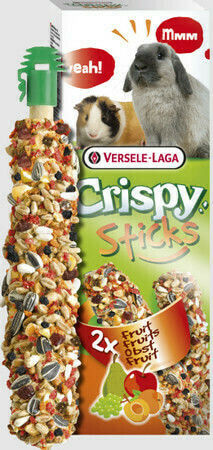 Versele Laga Crispy Sticks Treat with Fruits for Guinea Pig and Rabbit 110gr