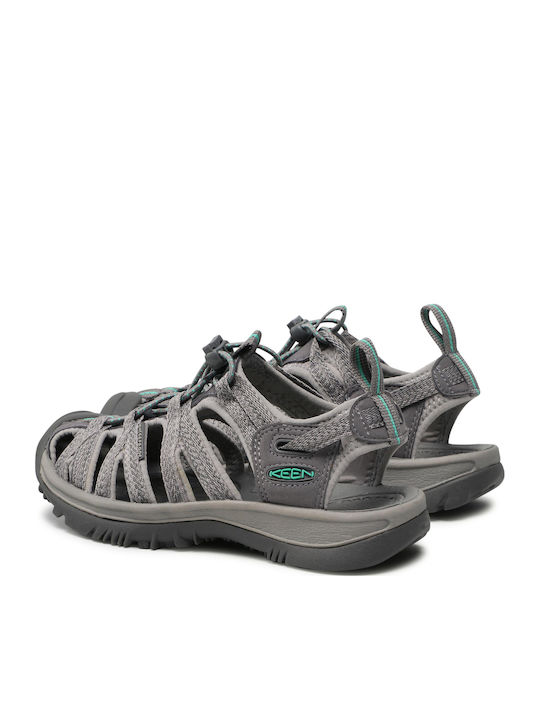 Whisper Γυναικεία Σανδάλια Sporty Γκρι
