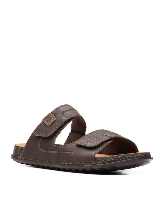 Clarks Crestview Easy Sandals Brown