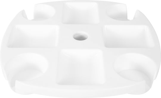 Escape Umbrella Drink Holder Beach Umbrella Drink Holder White