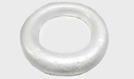 Paperpack Net Wreath Crafting from Styrofoam White 1pcs